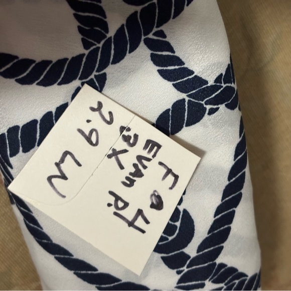 BLACK LABEL by Evan-Picone sleeveless top 3X rope nautical print NWOT - Picture 9 of 9